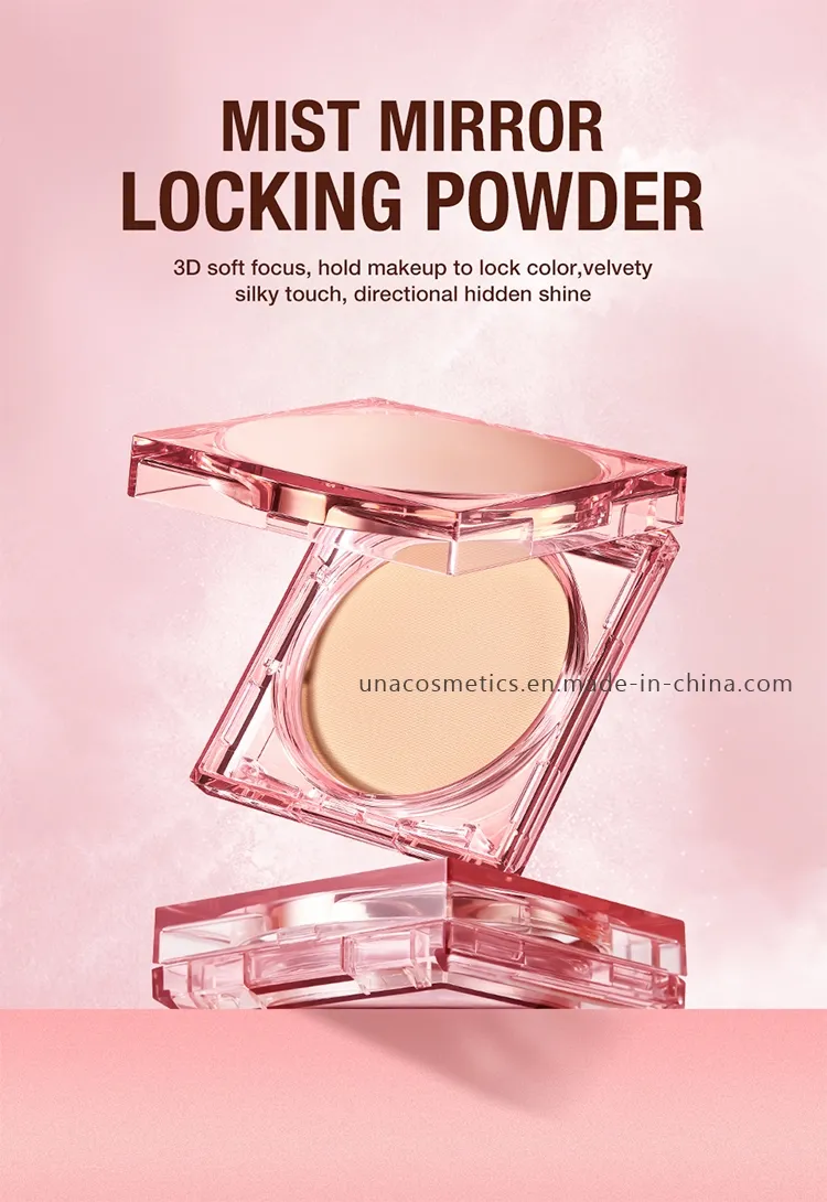 Long-Lasting Clear Matte Foundation Powder Oil-Control and Brightening Makeup Setting Powder Waterproof Makeup