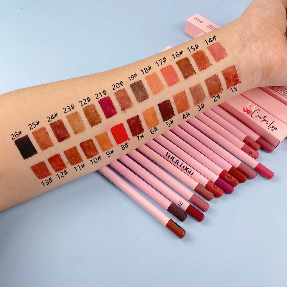Matte 26 Colors lip liner pencils