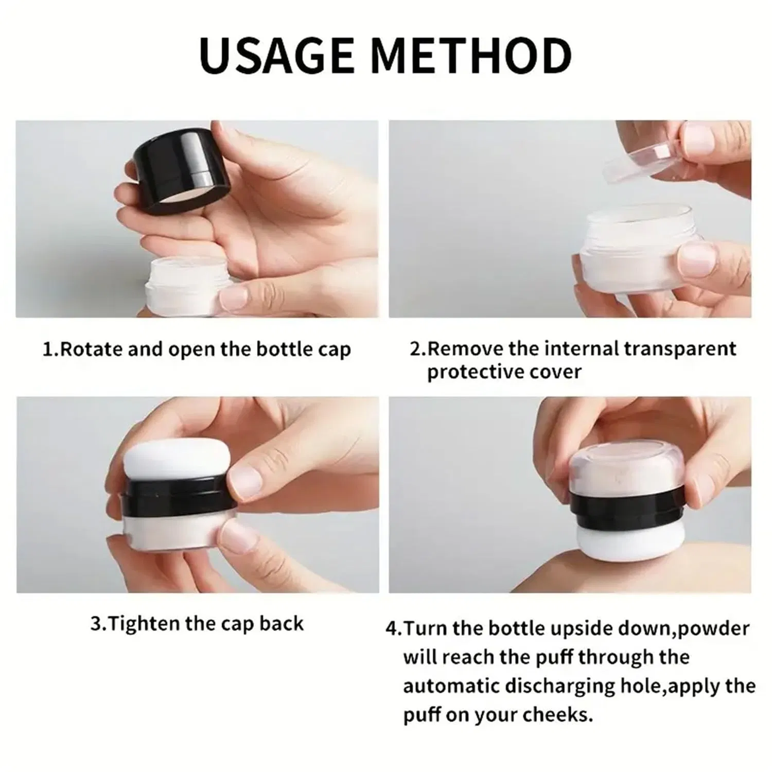 Lightweight Loose Setting Powder Long Lasting Waterproof Face Makeup Matte Finish Oil Control Powder