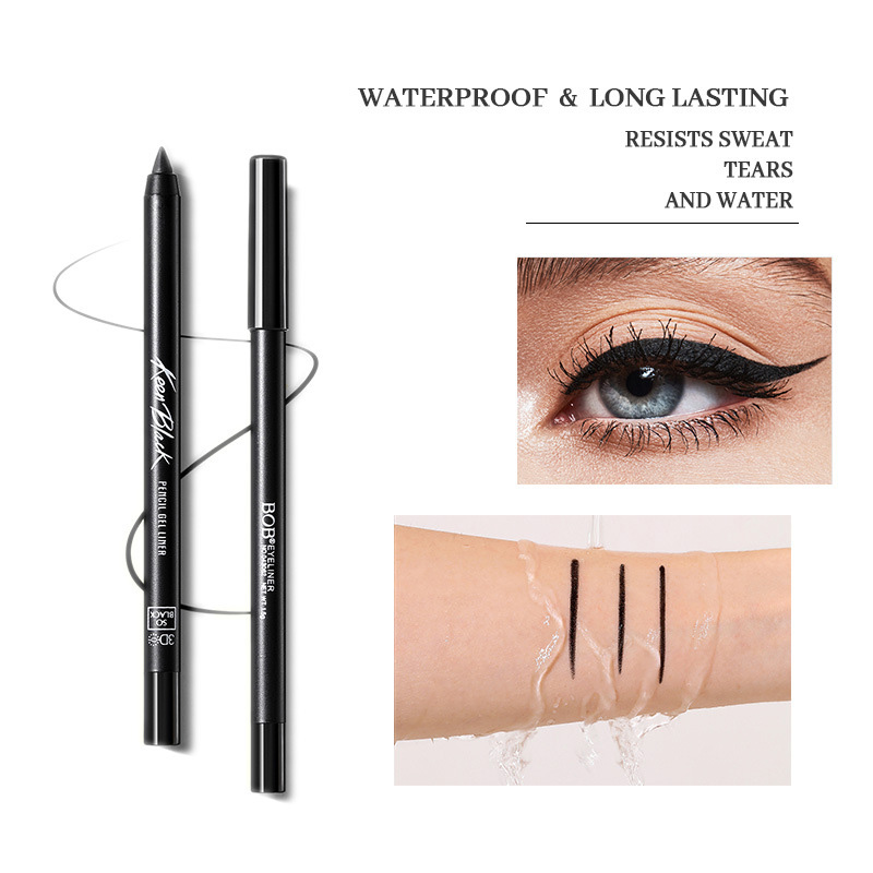 Private Label Waterproof Eyeliner Pencil Water-Proof Long-Lasting Makeup for Eye Use for Lady's Eyes Beauty Makeup