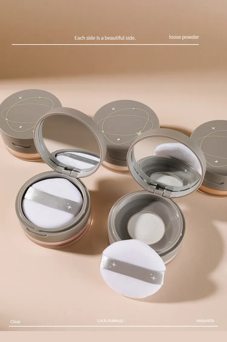 Oil Control and Long-Lasting Wear Translucent Setting Powder Cosmetics with Flawless Finish