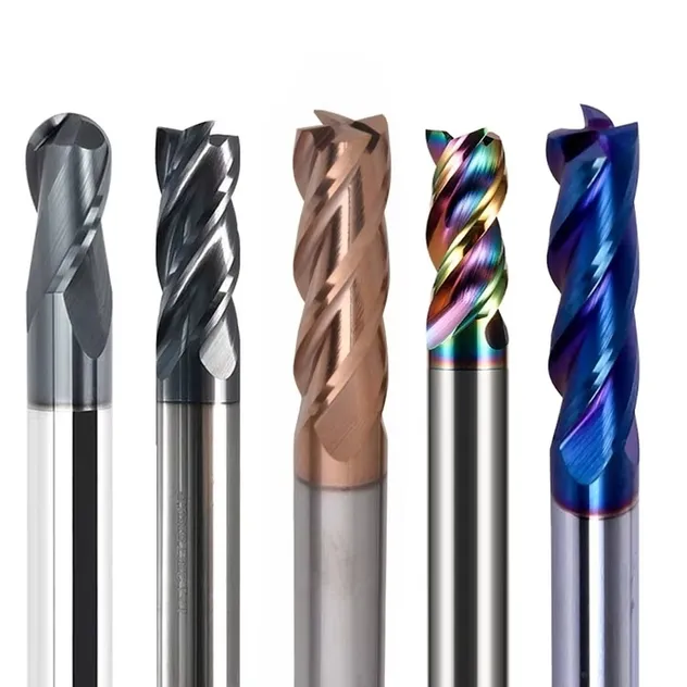 Cutting Tool Ball Nose and Corner Radius Tungsten Carbide Drill Cutter Endmill End Mill for Complex Contour and 3D Precision Machining