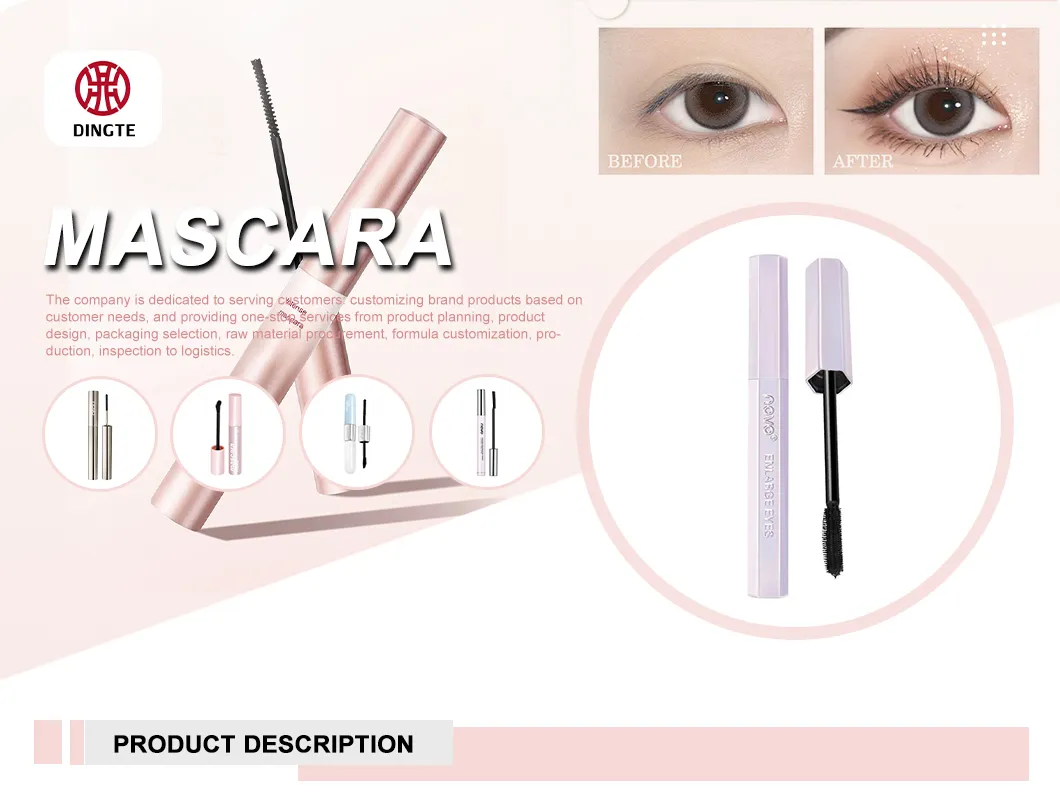 Wholesale Black Mascara for Volumizing Curling and Lengthening with OEM Services