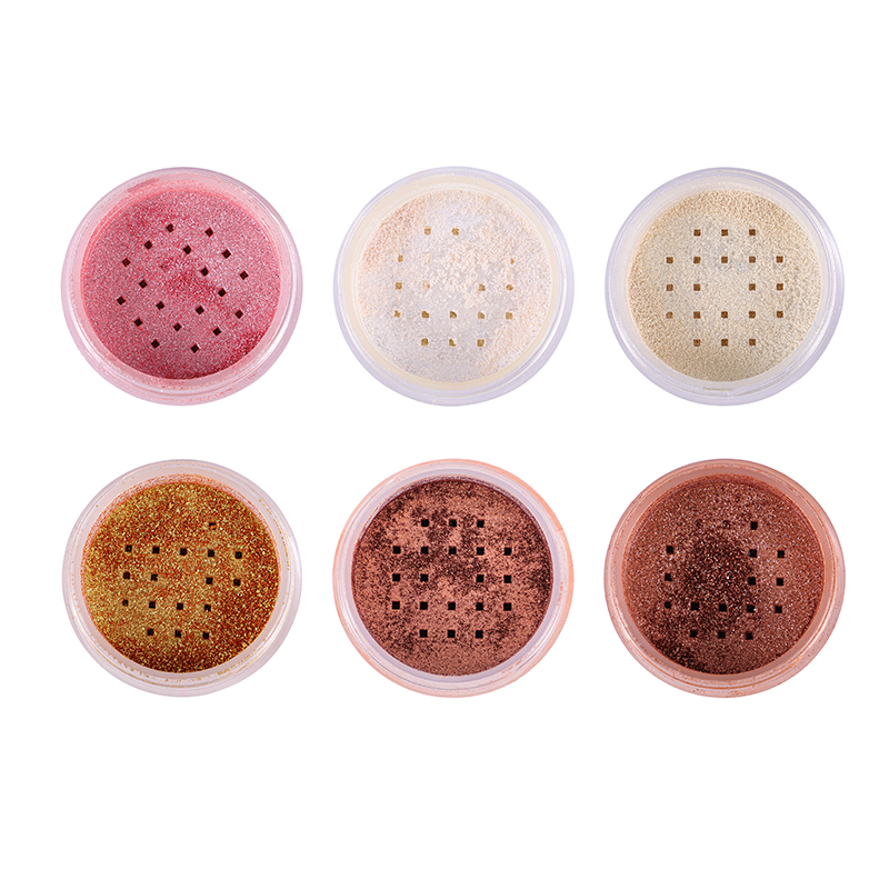 Vegan Glitter Shimmer Highlighter Powder Make up Body Highlighter Loose Highlighter Powder