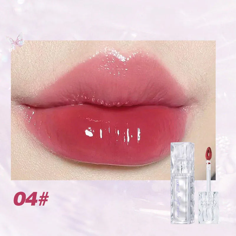 Manufacturer Custom Cosmetic Mirror Liquid Lip Tint Long Lasting Glossy Lip Gloss