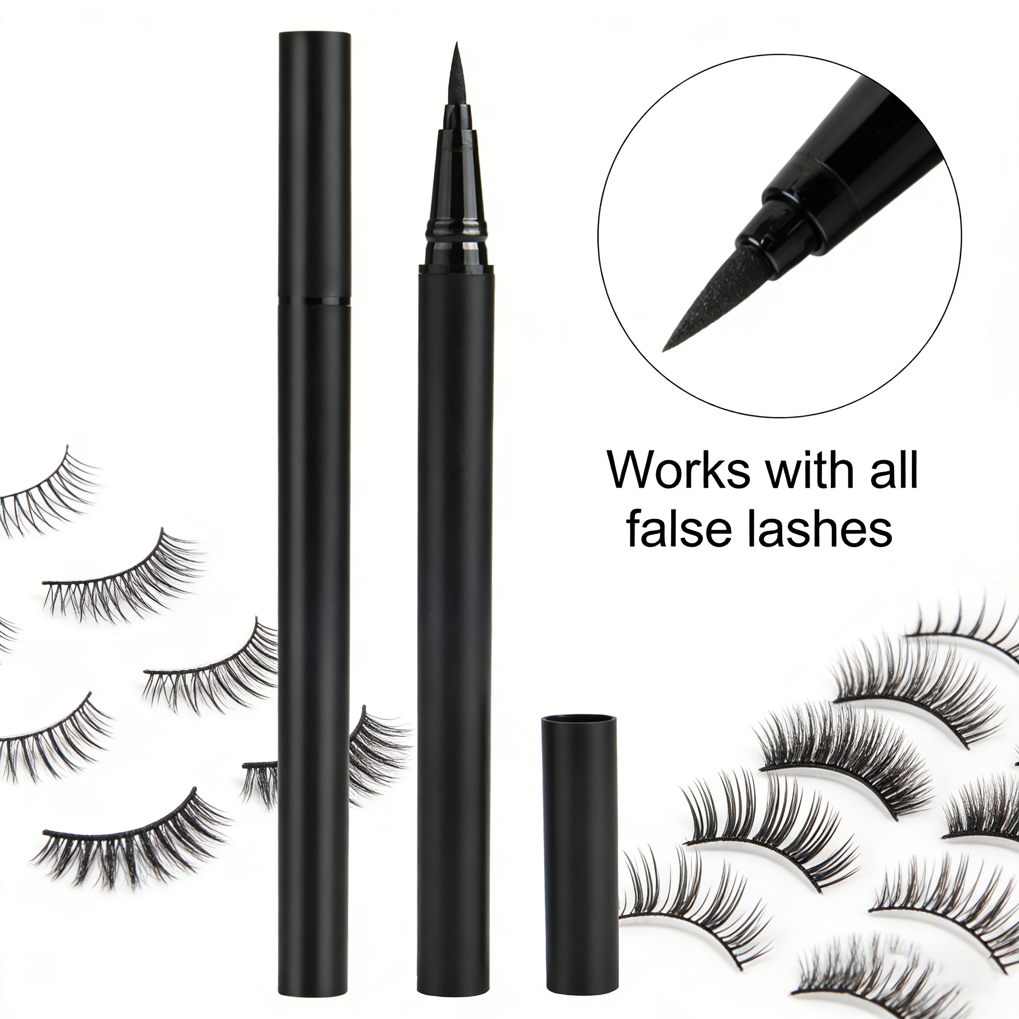 Vegan High Quality Waterproof Long Lasting Sexy Cosmetic Pencil Eyeliner Private Label Colorful Liquid Eyeliner
