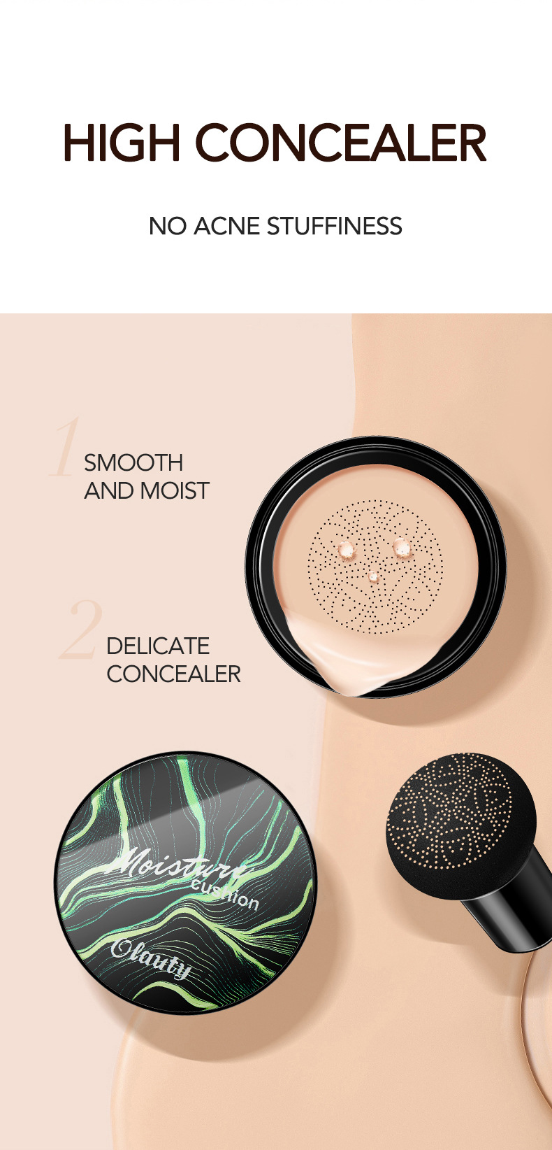 Waterproof BBcream Foundation Concealer Detail