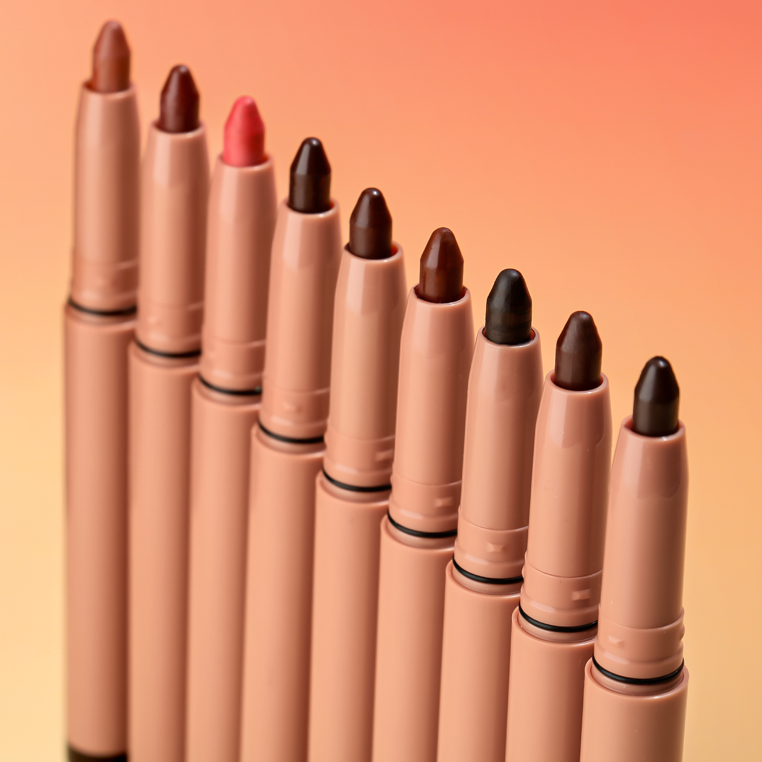 New Developed Lip Liner New Formula Waterproof Long Lasting Vegan Cruelty Free Creamy Matte Wholesale Bulk Order 9 Shades