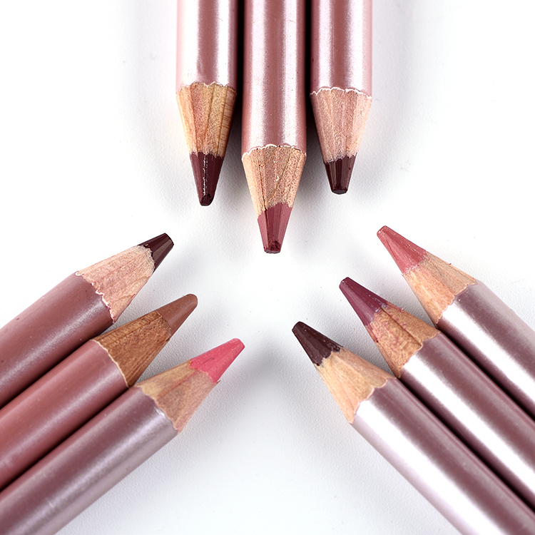 Private Label Professional Multicolor Long Lasting Waterproof Lip Liner Pencil