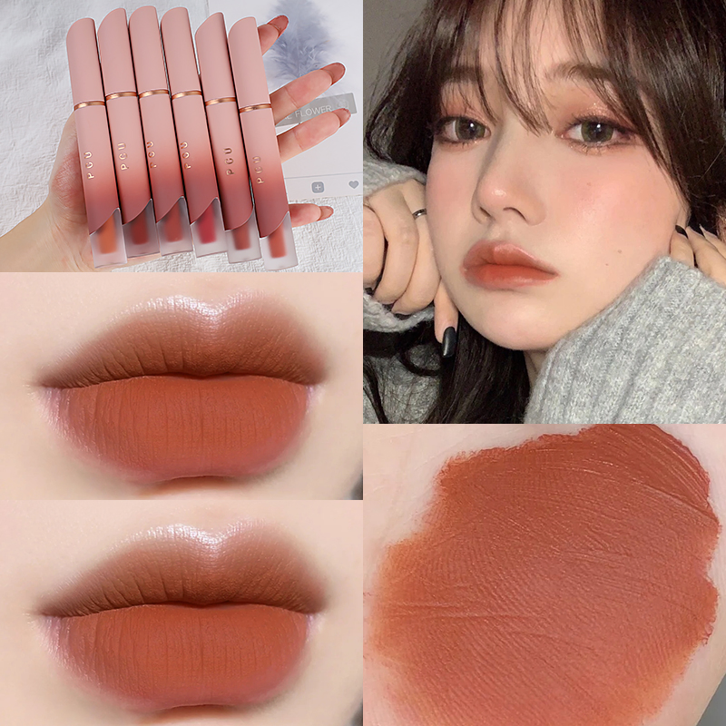 Makeup Natural Liquid Lipstick Non-Sticky Cup Velvet Matte Lip Gloss