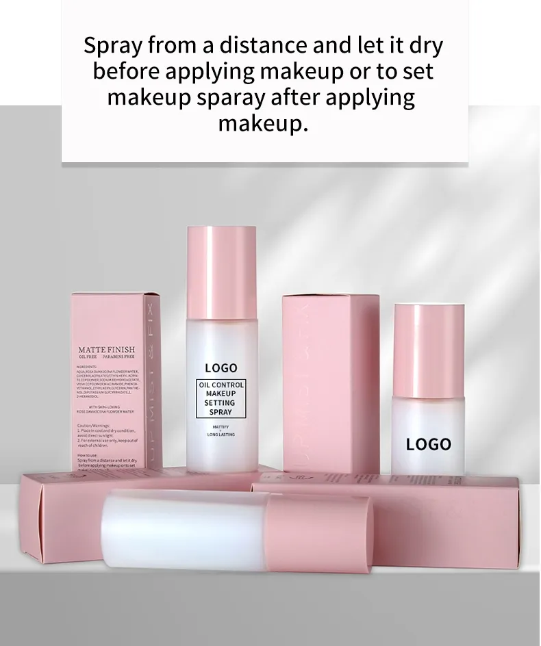 Private Label Cosmetics Oil Controlling Dewy Sweatproof Face Makeup Setting Spray