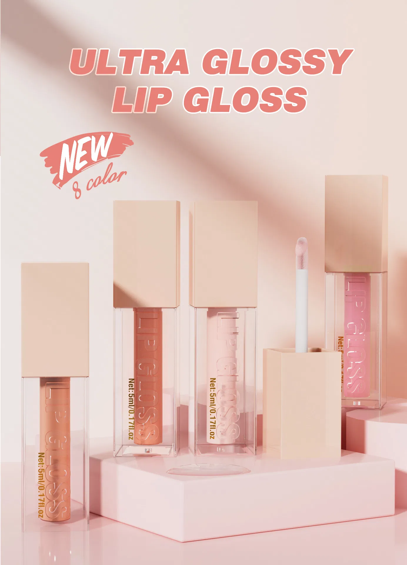 Factory Directly Supply New Lip Gloss Moisturizing Water Mirror Lip Tint