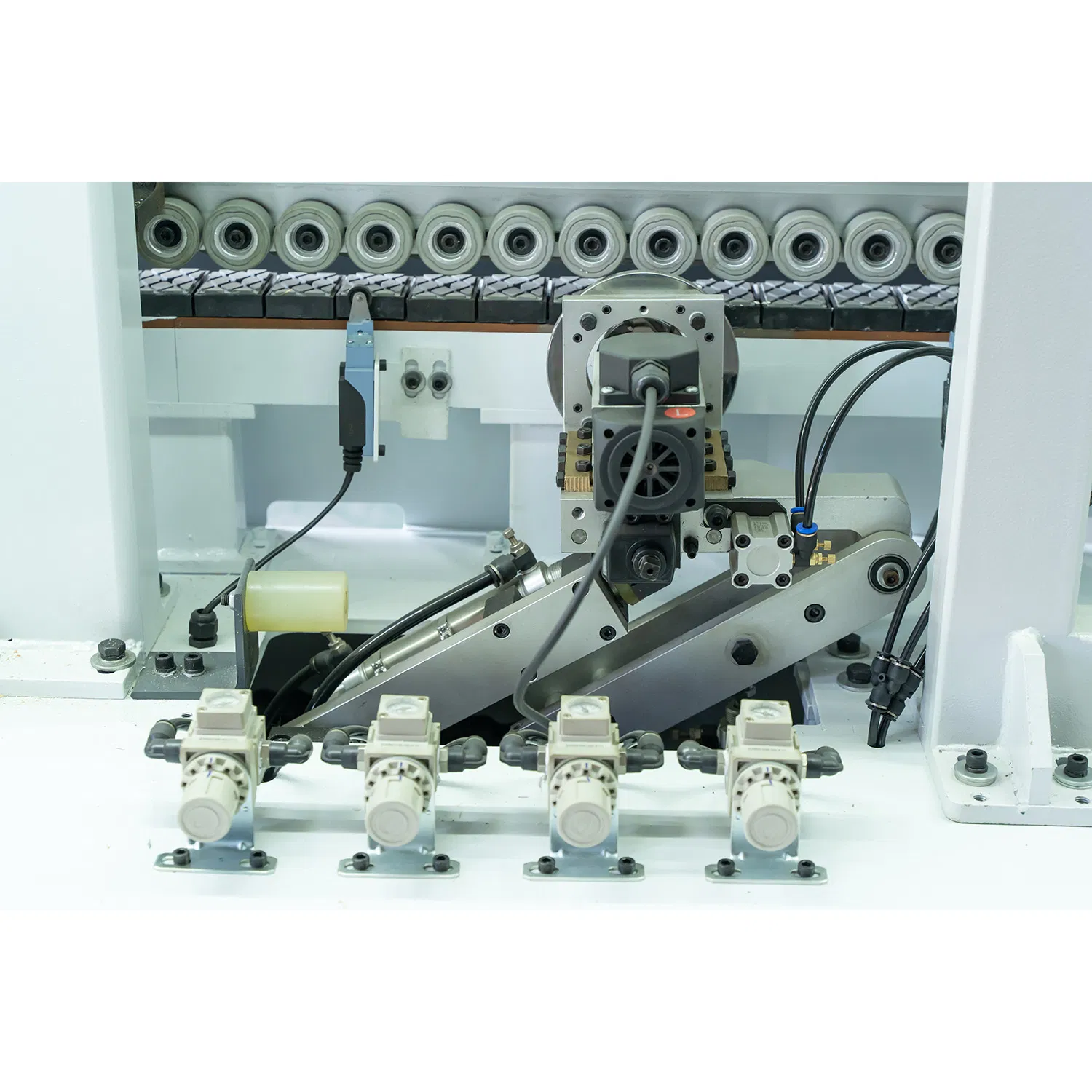 Woodworking Wood Working Edge Bander Automat PVC MDF Straight Edge Banding Machine with Pre-Milling Contour Roundingtracking and Slotting