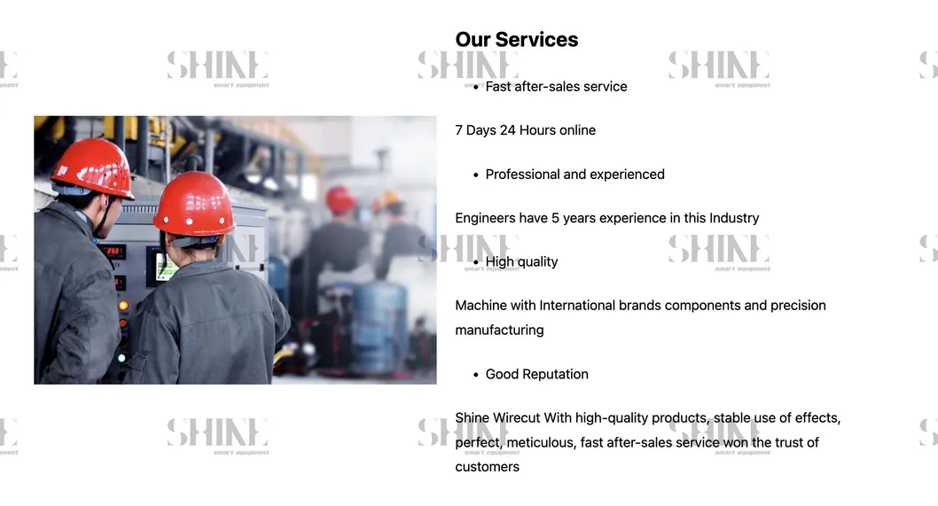 Professional After Sales Service Support