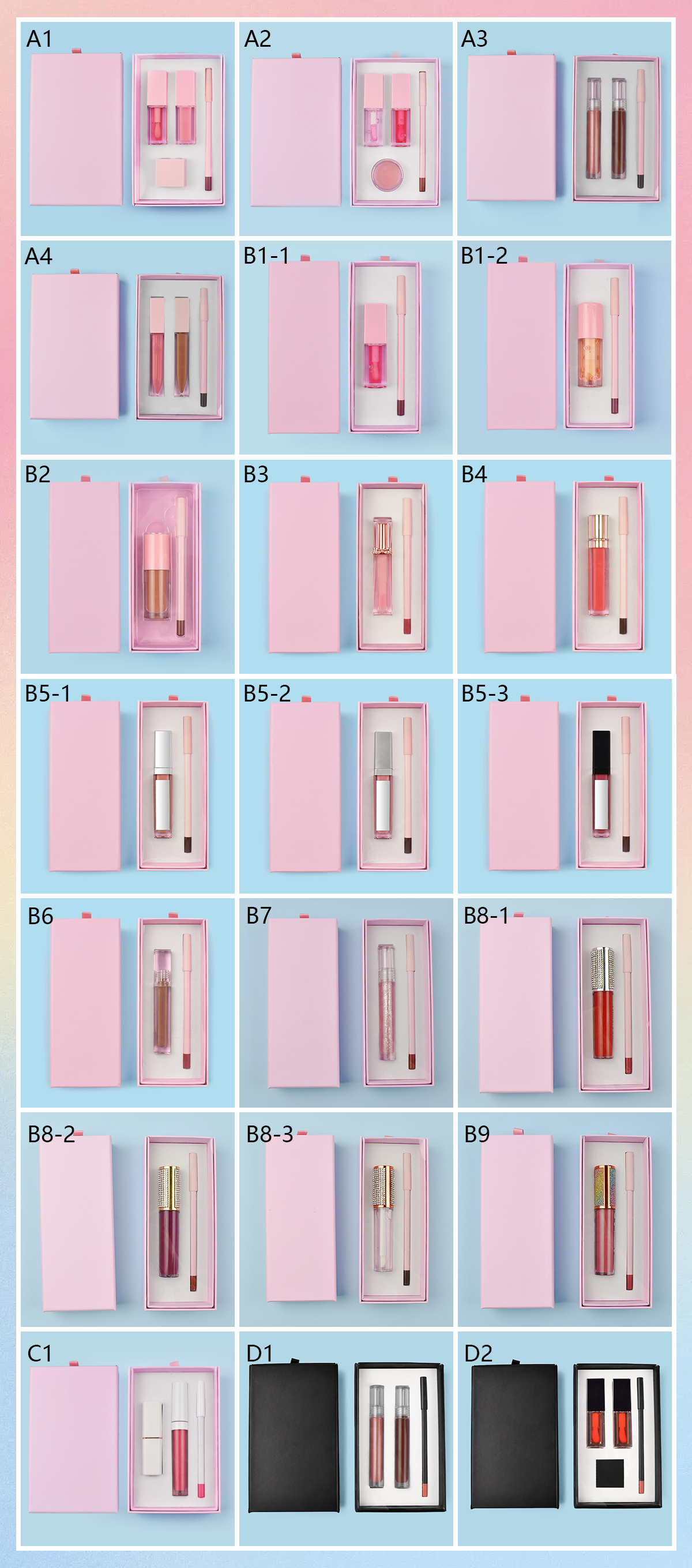Matte Liquid Lip Gloss Set