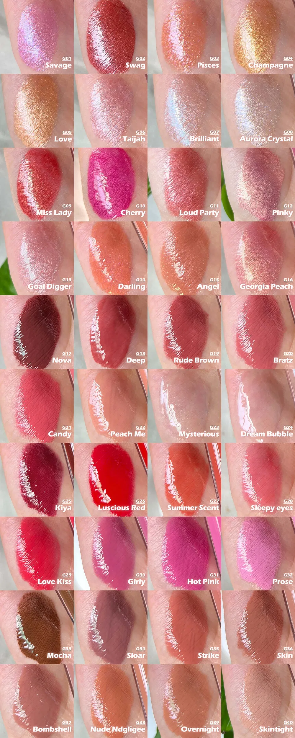 Hot Sale Factory OEM/ODM Lip Plumper Cosmetics Private Label Lip Gloss