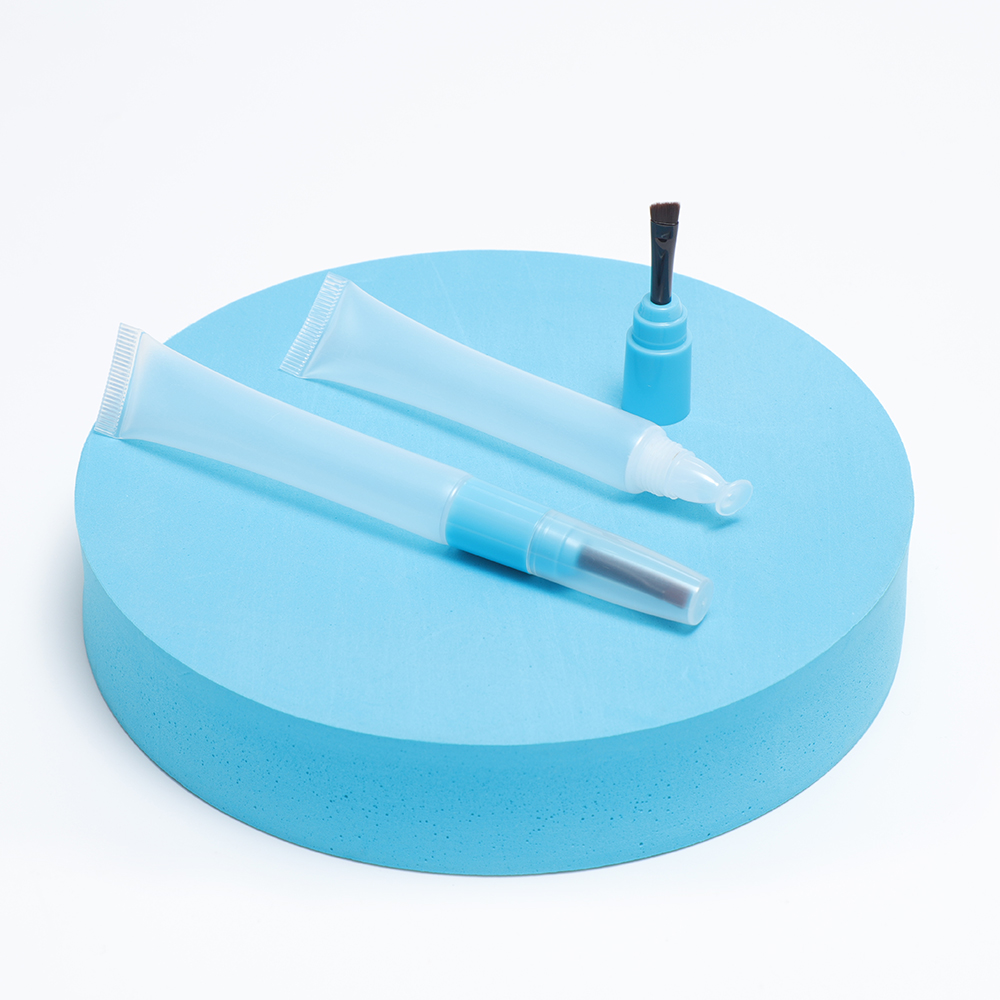 Custom Luxury Eyebrow Tint Gel Cream Tube Eyebrow Serum Tube With Brush Tube