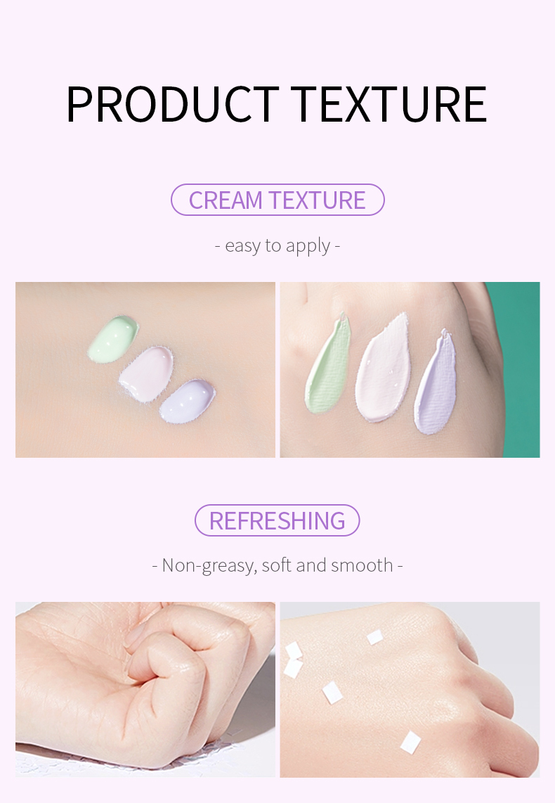 Wholesale Factory Price 3 Colors Long Lasting 40g Primer Makeup