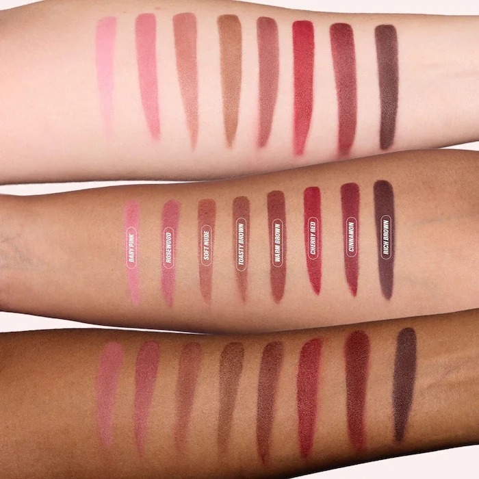 Custom Logo Creamy Lip Liner Pencil Vegan Matte Waterproof with Retractable Red Packaging Mineral Ingredient Lipstick
