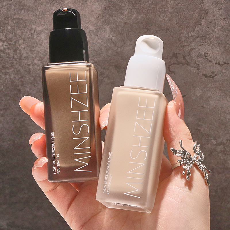 MINSHZEE Luminous Foundation - Full Coverage Long-Lasting, Lightweight Non-Caking, Matte Full Coverage Bb Cream Foundation