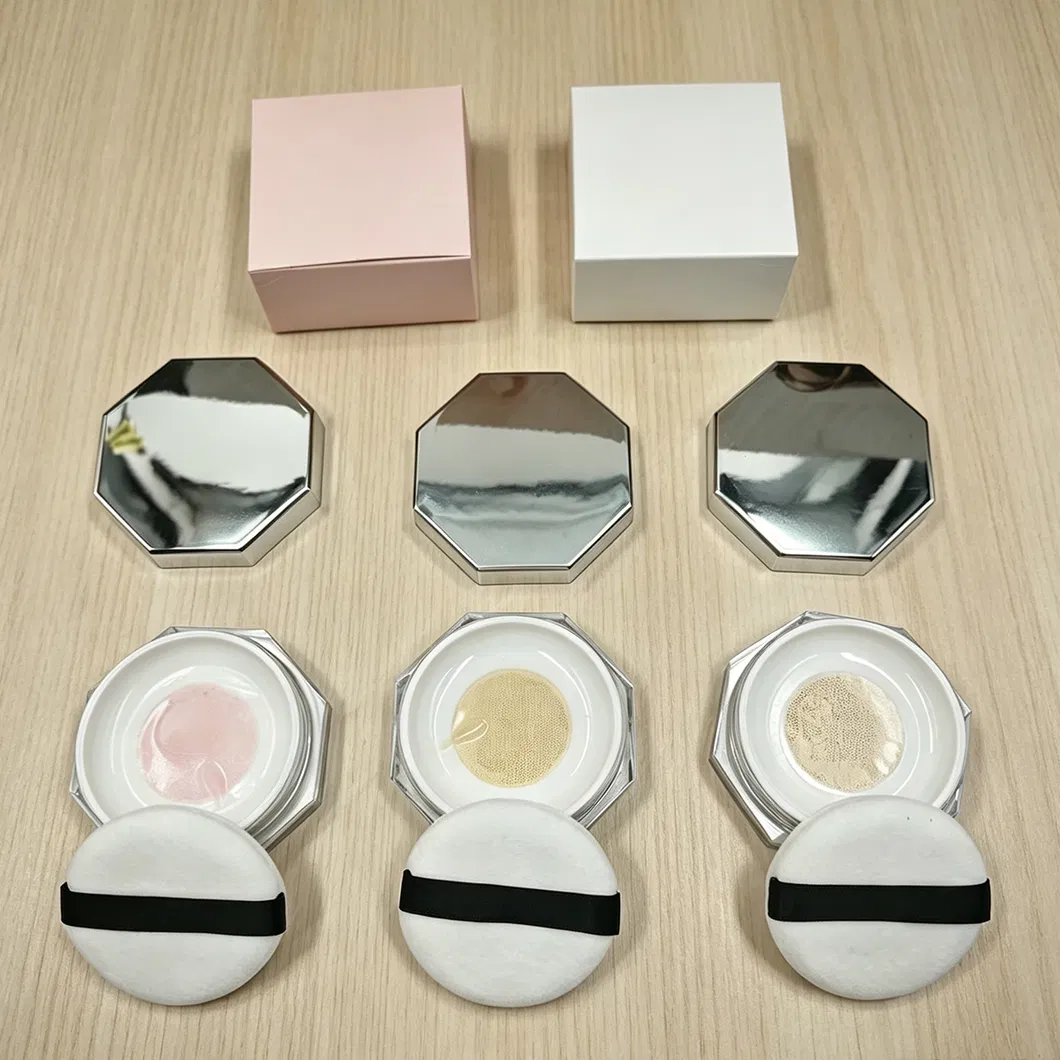 Custom Private Label Mineral Full Coverage Waterproof Long-Lasting Sunscreen Oil-Control Face Setting Powder