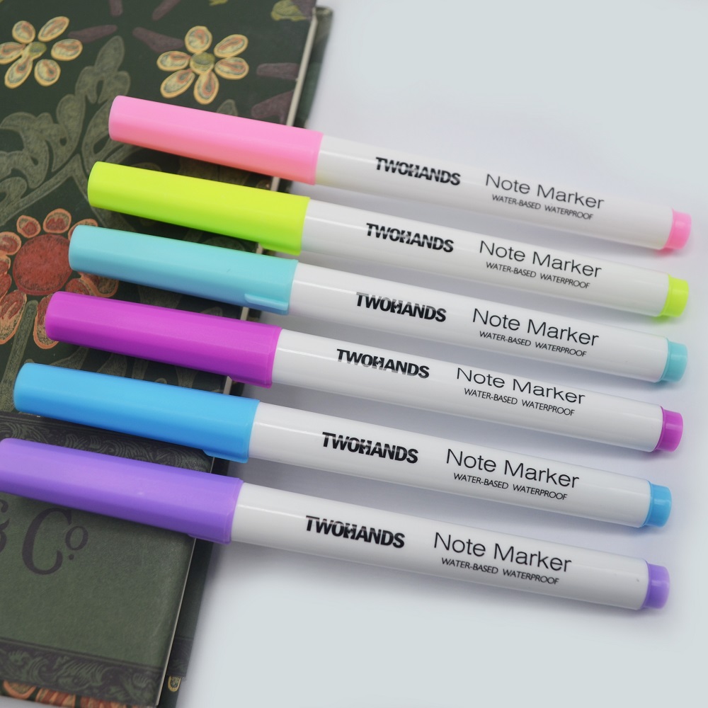 High Quality Custom Highlighter Marker Pen 25 Colors Promotional Gift Highlighter Set