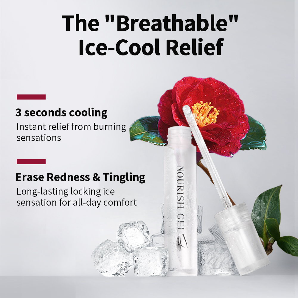 Iconsign 3 Seconds Instant Cooling Relief Nourish Gel Camellia Extract Keratin Gel Eyebrow Serum Lash Brow Aftercare Conditioner