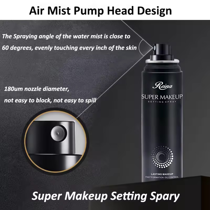 Makeup Setting Spray Long Lasting Setting Spray Makeup Private Label Custom Waterproof Pink Makeup Setting Spray