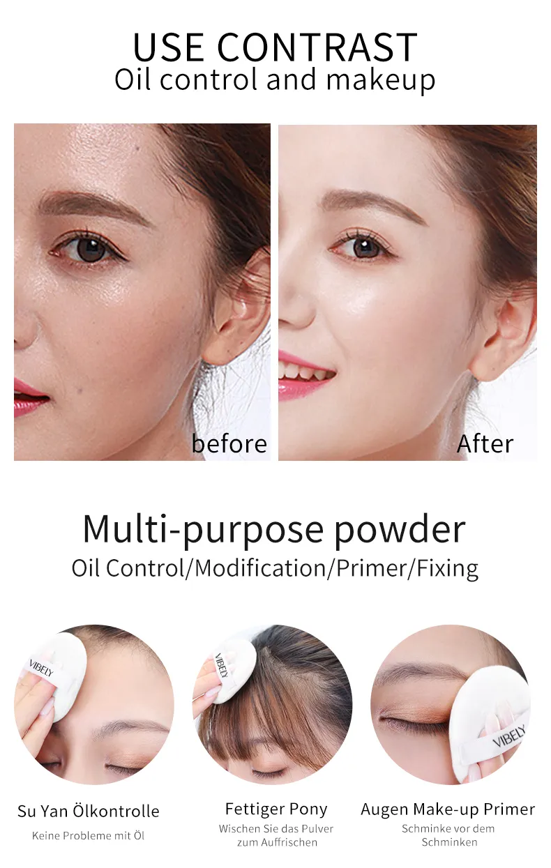 Face Makeup Translucent Oil-Control Lasting Waterproof Natural Matte Setting Loose Powder
