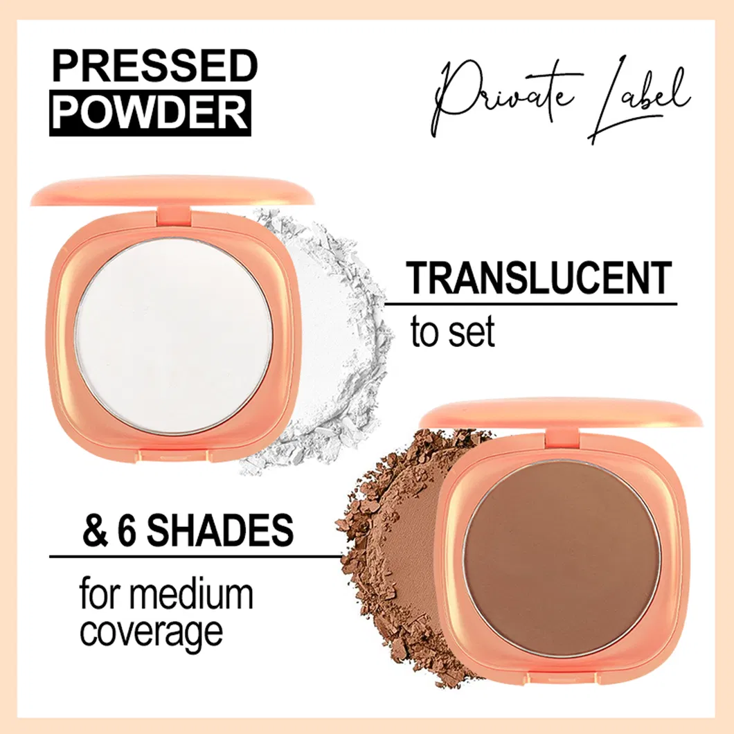 Wholesale Makeup Gift Private Label Waterproof Vegan No Logo Setting Pressed Powder