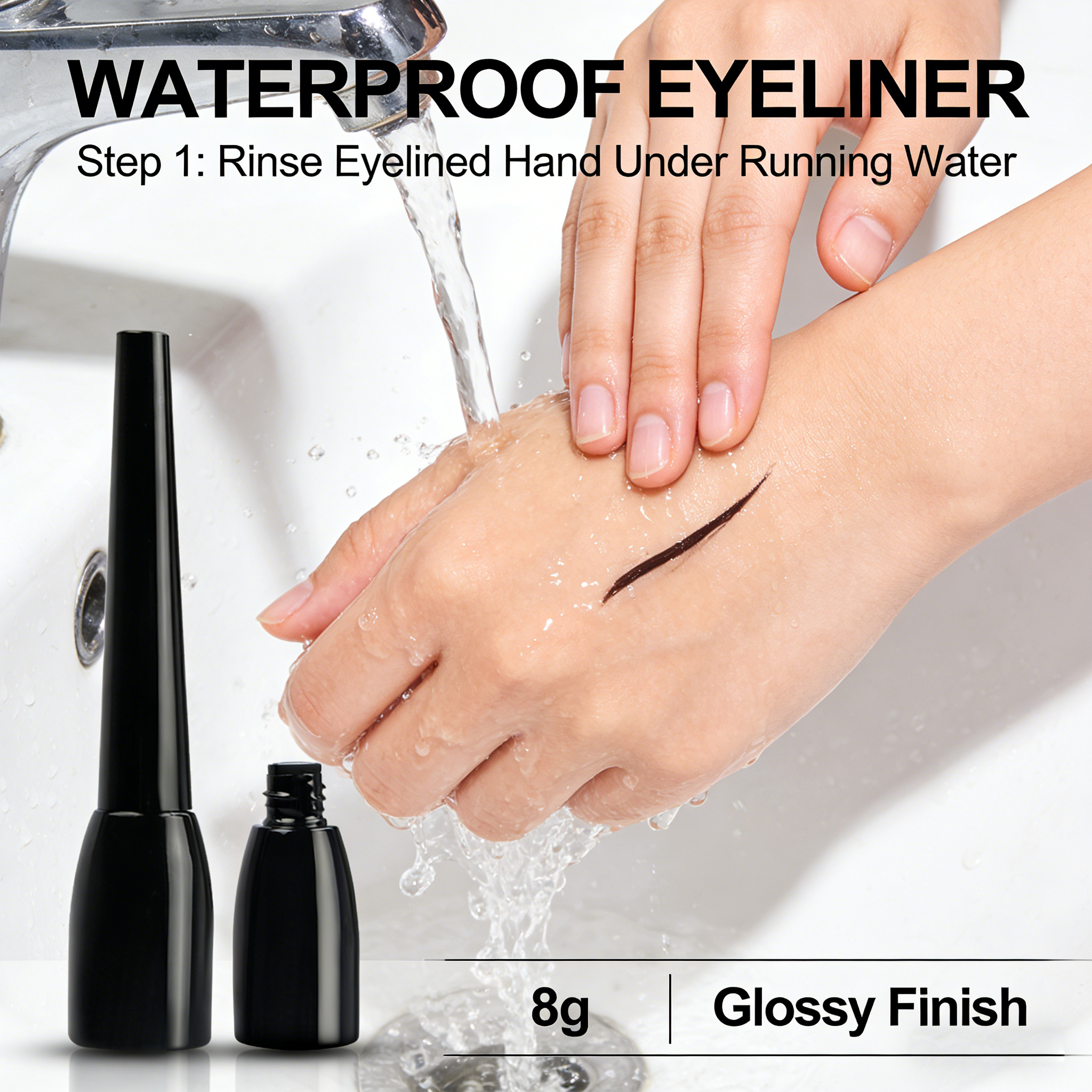 In-Stock Waterproof Long-Lasting Mineral Liquid Eyeliner Pen
