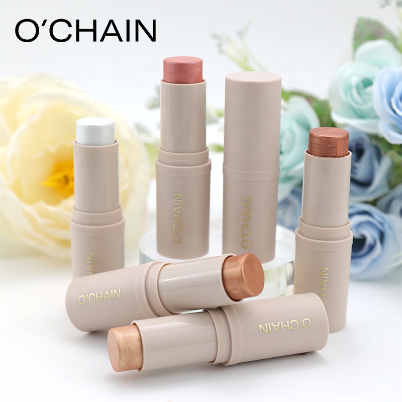 OCHAIN Wholesales Low Moq Vegan High Pigment and Waterproof with Brush Highlighter Stick
