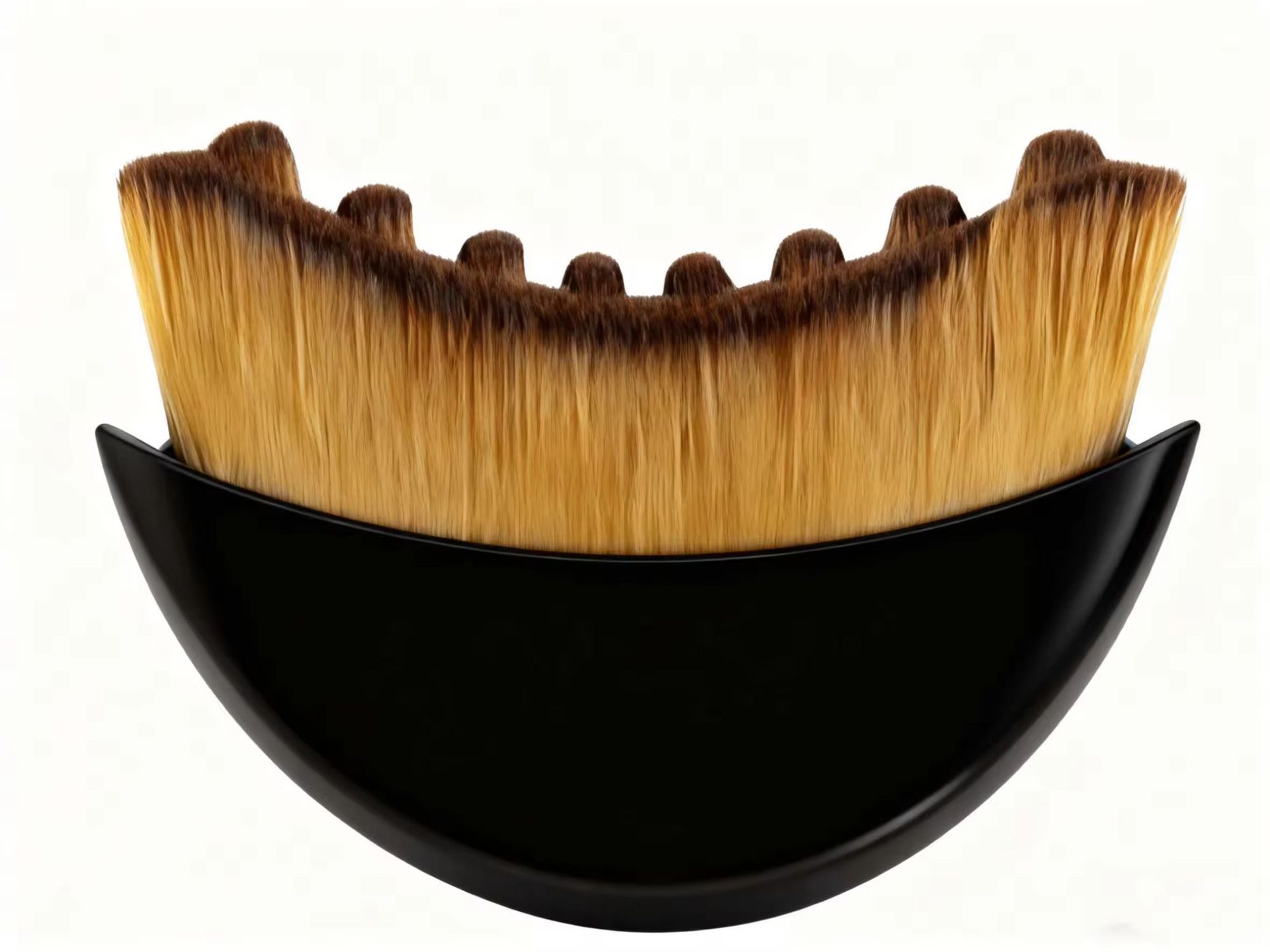 Synthetic Hair Lymphatic Contour Face Brush Display