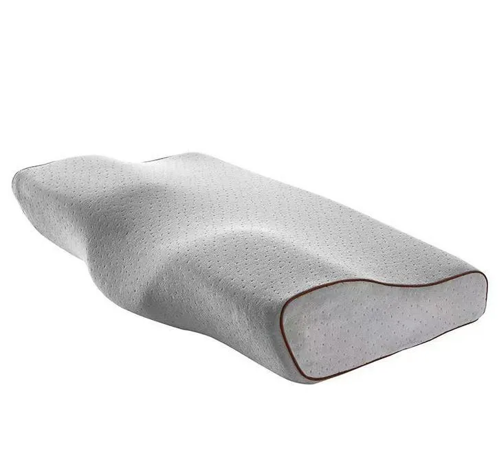 Bedding Textile Orthopedic Bed Pillows Visco Memory Foam Butterfly Manufacturers Contour Cervical Pillow