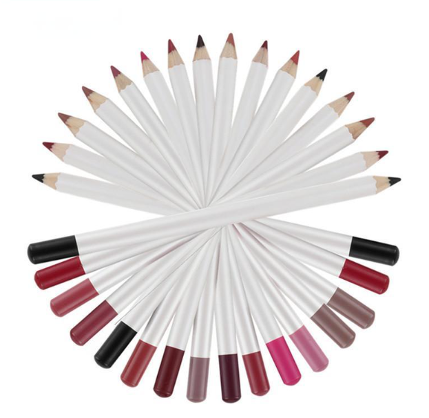Creamy Pink Lip Liner Lipliner Pencil Wholesale Waterproof Custom Nude Dark Brown Lip Liner Pencil Private Label