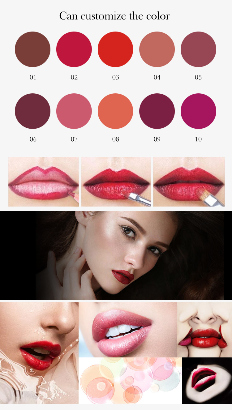 Private Label Professional Multicolor Long Lasting Waterproof Lip Liner Pencil