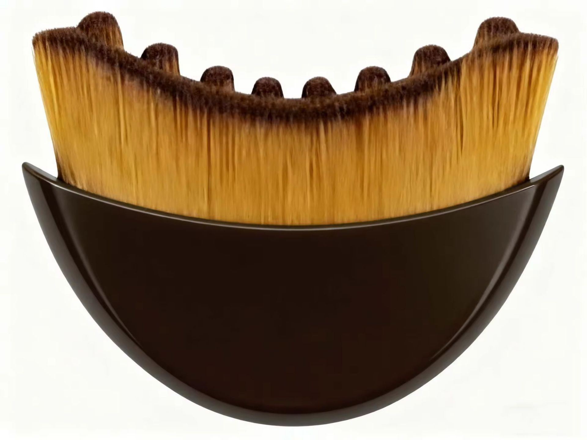 Synthetic Hair Lymphatic Contour Face Brush Detail View
