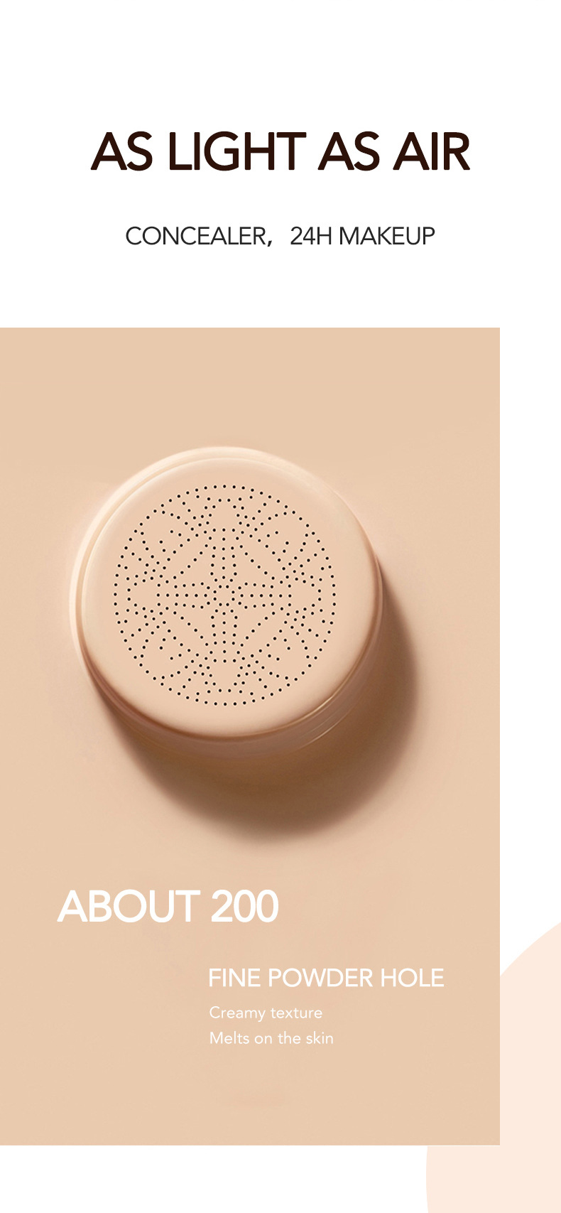 Waterproof BBcream Foundation Concealer Detail