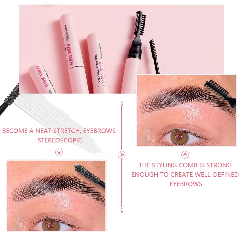 Private Label Waterproof Eyebrow Soap Private Label Long Lasting Fluff &amp; Hold Laminating Brow Wax Clear Eyebrow Styling Wax Gel