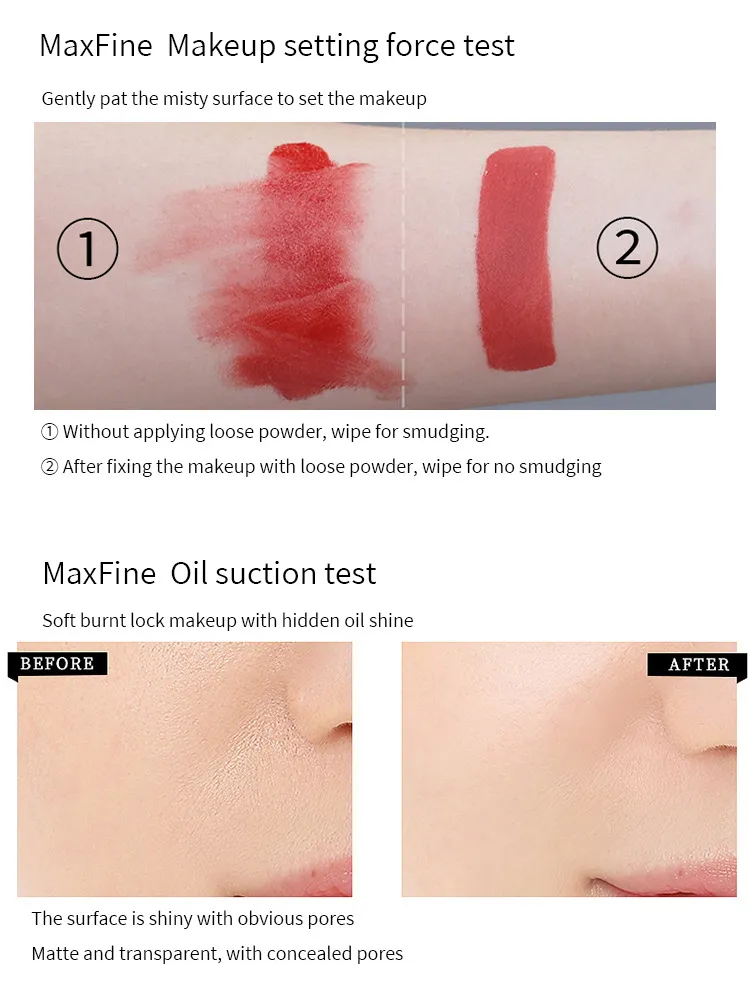 Oil Control and Long-Lasting Wear Translucent Setting Powder Cosmetics with Flawless Finish