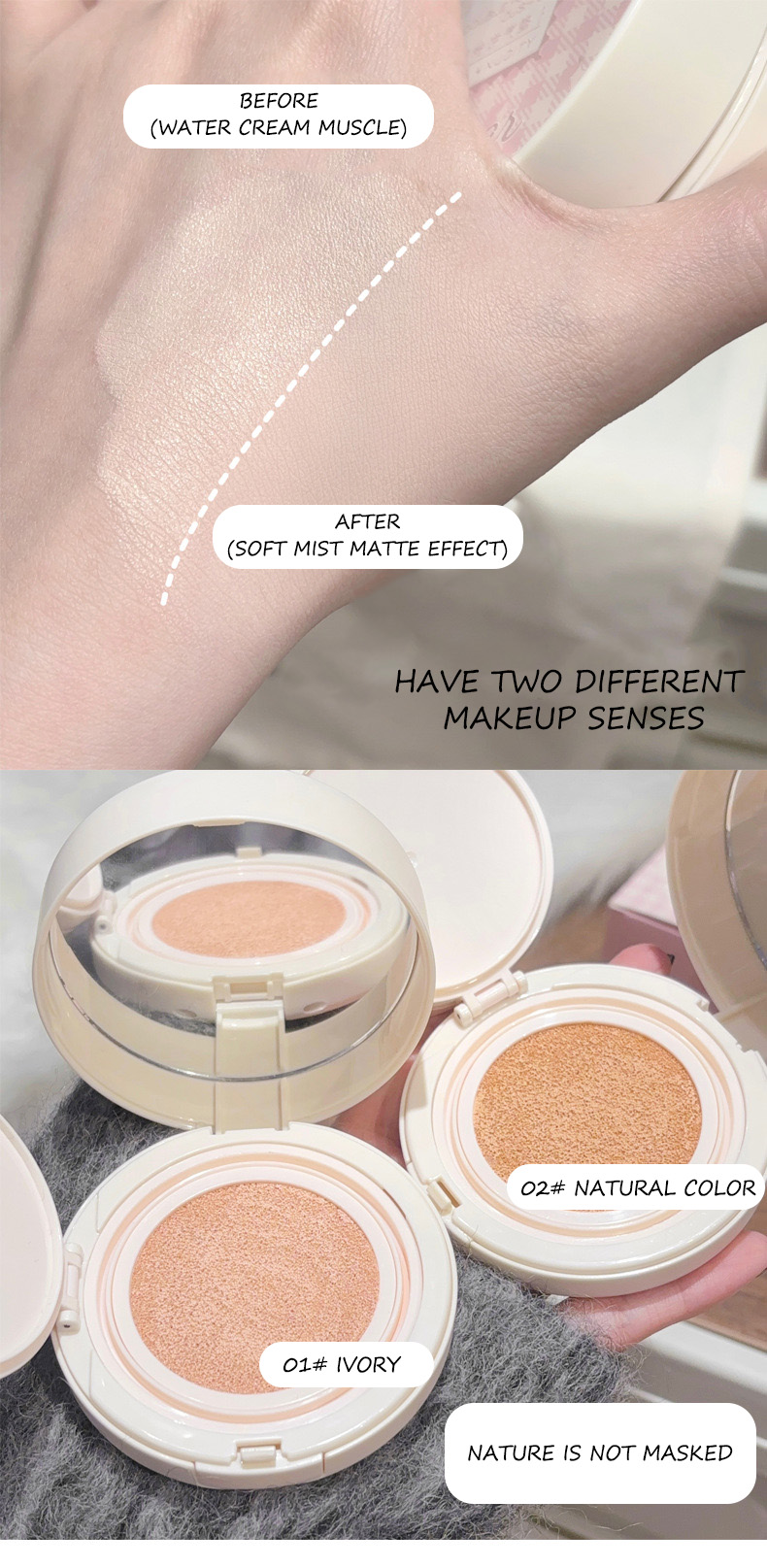 Double Layer Compact Air Cushion Style 7