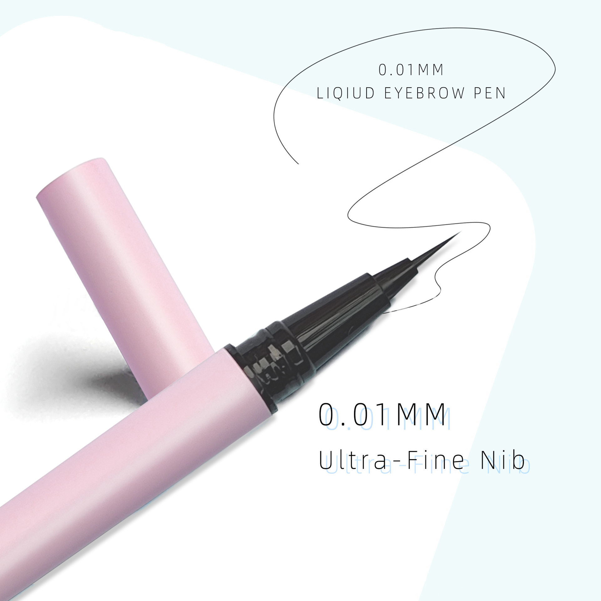 Lilywild Professional Liquid Eyebrow Pen Soft Waterproof Long-Lasting Sweat-Proof Vegan Formula for Bridal Photoshoot