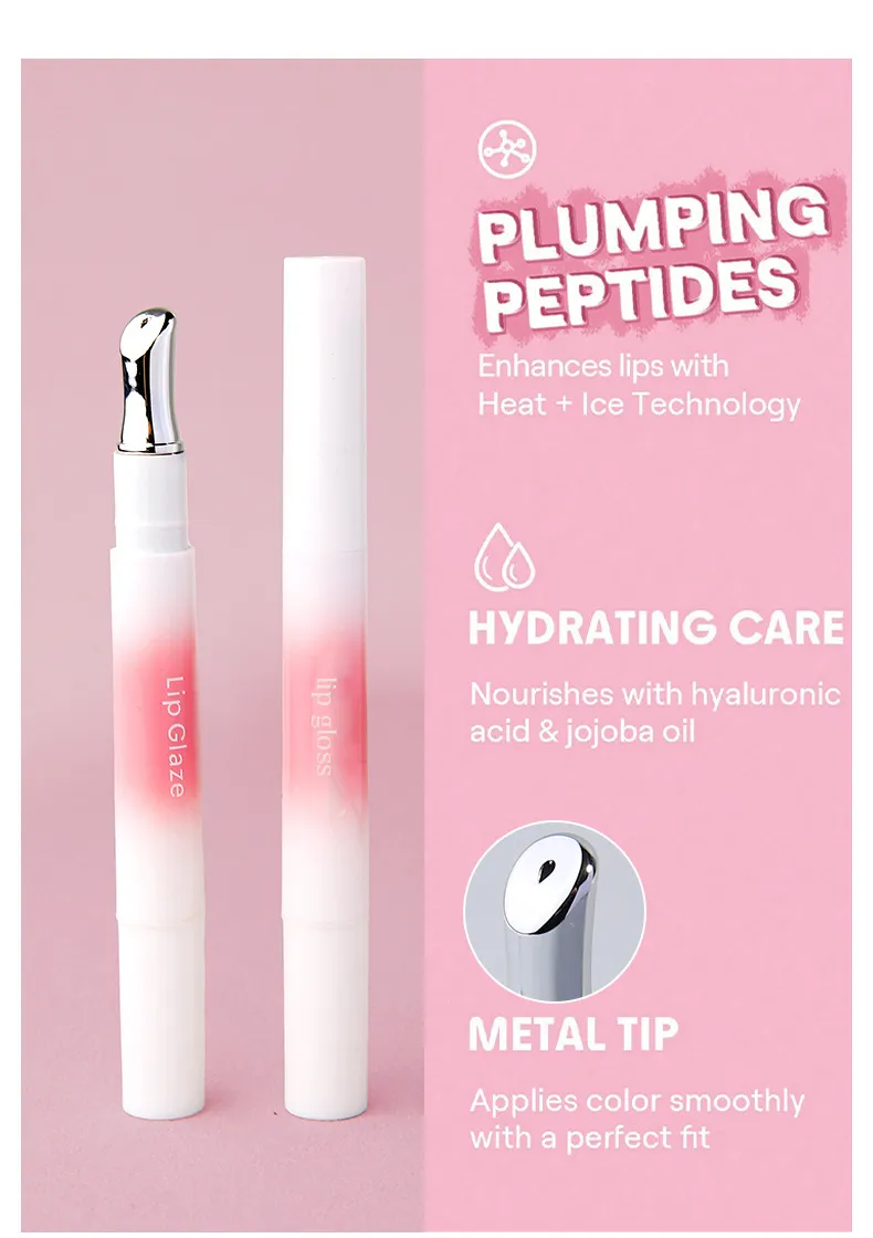 Cosmetic Supplier Customizable Vegan Cruelty Free Plumping Glossy Lip Gloss