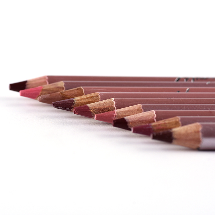 Private Label Professional Multicolor Long Lasting Waterproof Lip Liner Pencil
