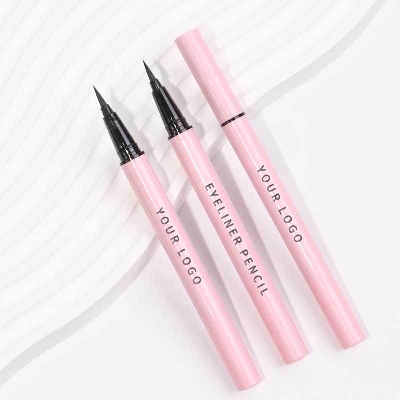 Custom Logo Cosmetics Professional Black Makeup Eye Liner Pen Private Label Eyeliners Eyes Waterproof Liquid Eyeliner Pencil