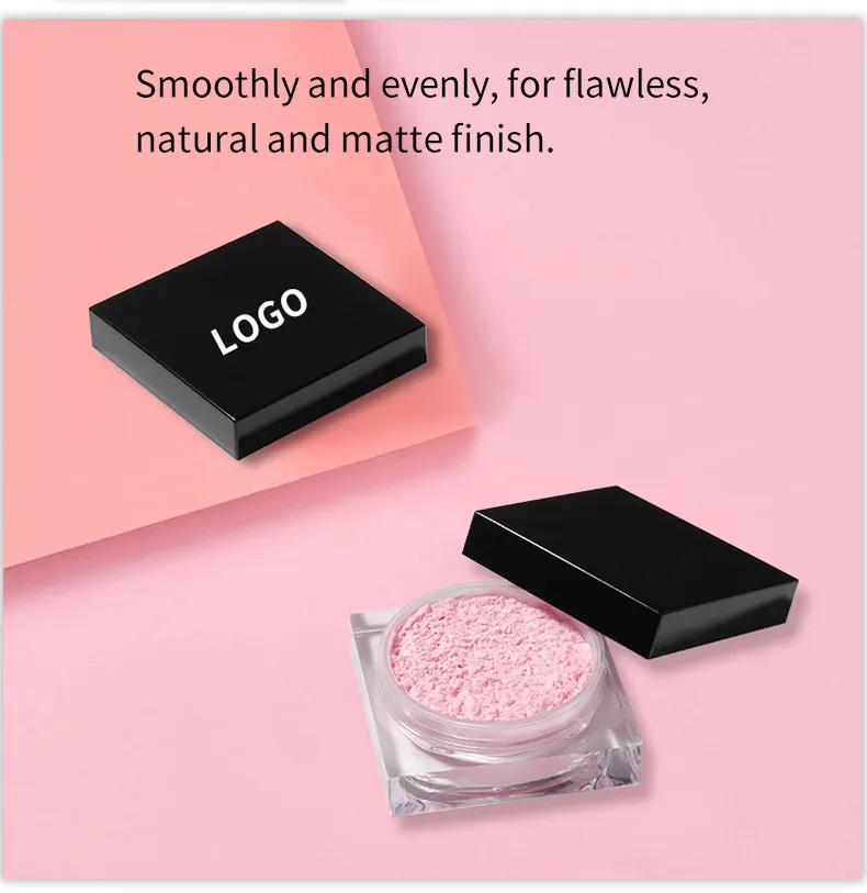 Private Label Vegan Makeup Cosmetic Oil-Control Transparent Powder Loose Setting Powder