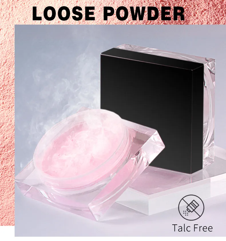 Private Label Vegan Makeup Cosmetic Oil-Control Transparent Powder Loose Setting Powder