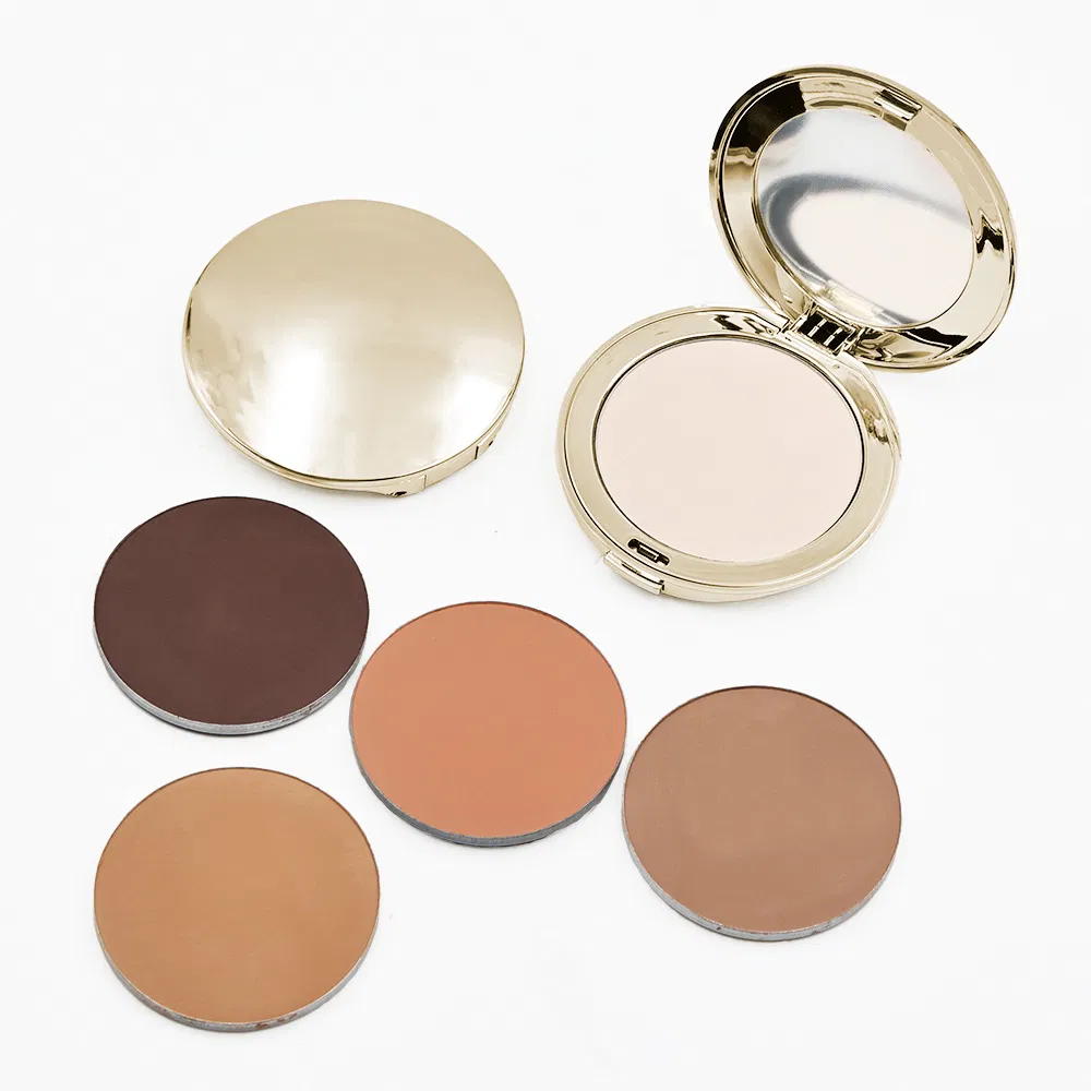 Custom Long Lasting Makeup Matte Finishing Face Setting Pressed Powder Oil Control Waterproof Compact Powder