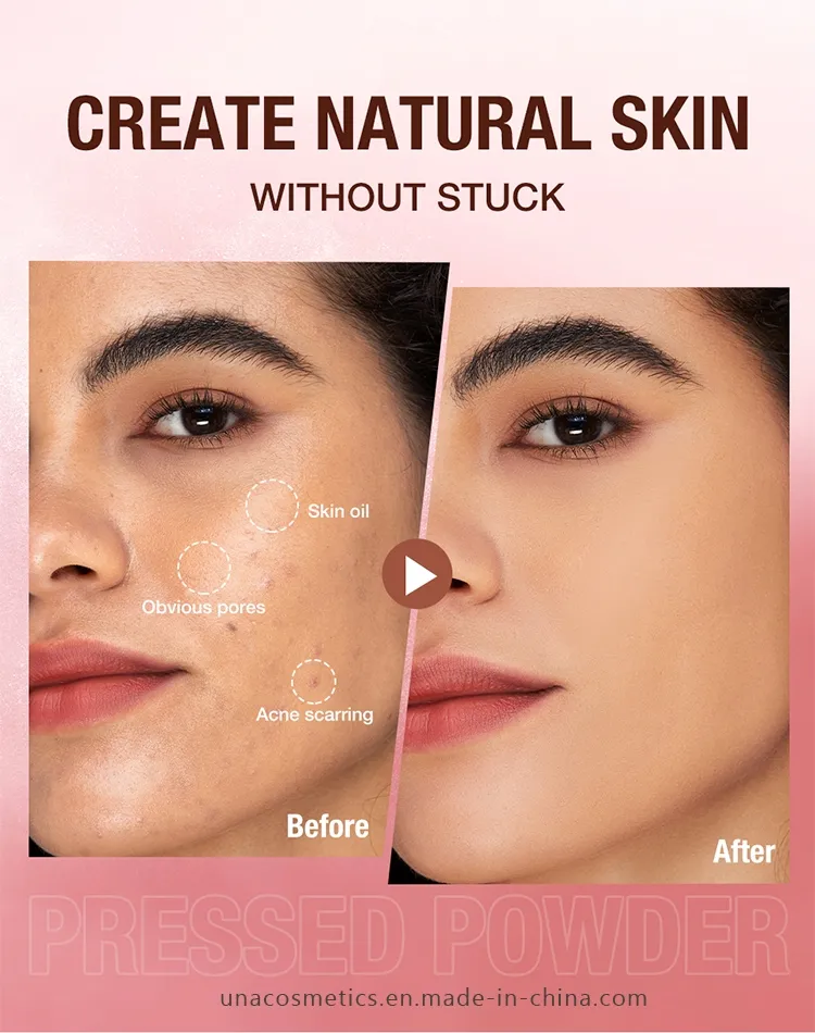 Long-Lasting Clear Matte Foundation Powder Oil-Control and Brightening Makeup Setting Powder Waterproof Makeup