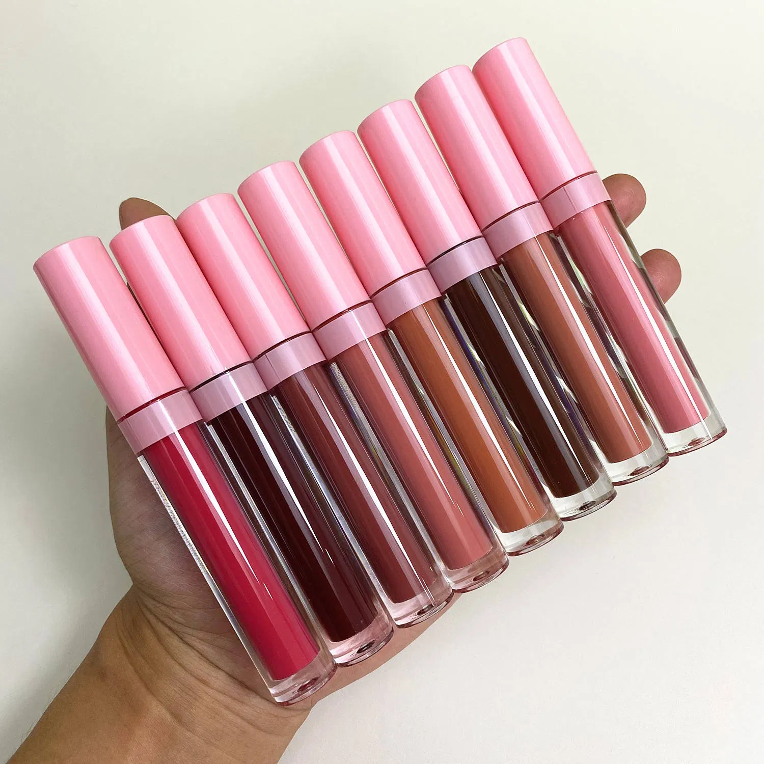 Wholesale No Logo Waterproof Glossy Shimmer High Quality Vegan Glossy Lip Gloss